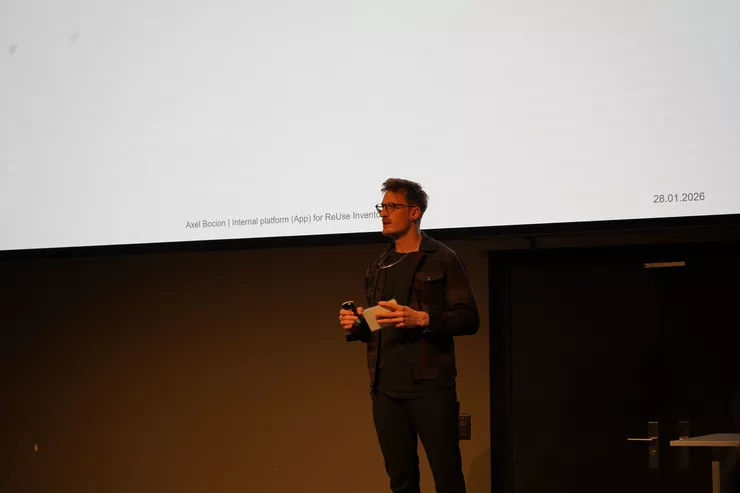 Pitch sur la plateforme ReUse par Axel Bocion.