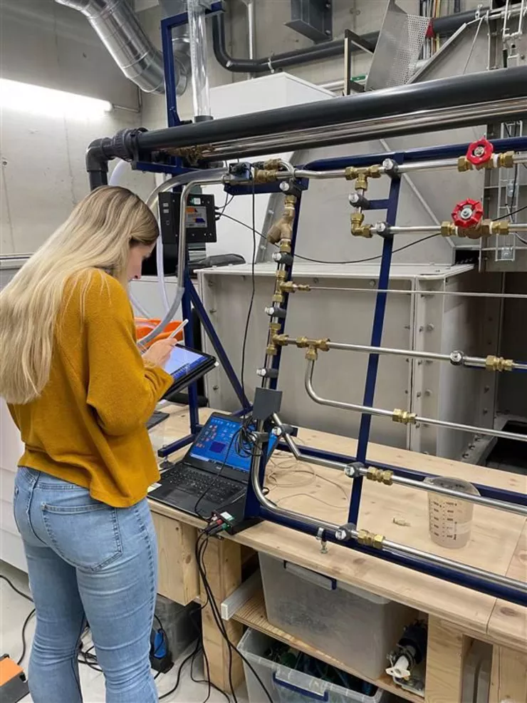 Working on a real model. 