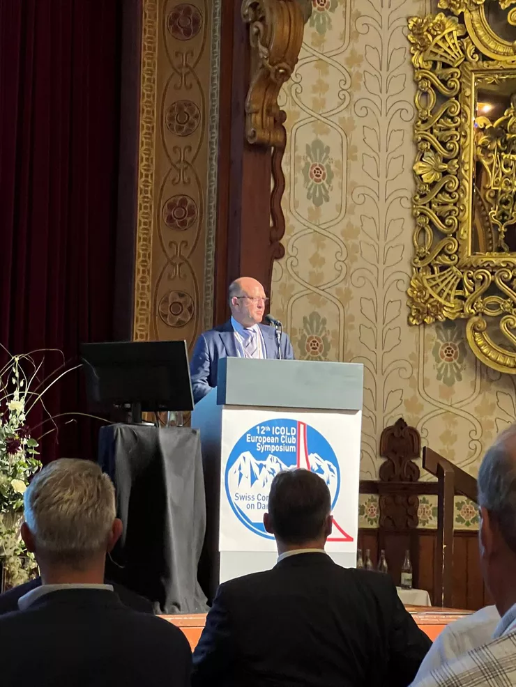 Brendan Quigley vertritt Gruner auf dem 12. ICOLD European Club Symposium 2023