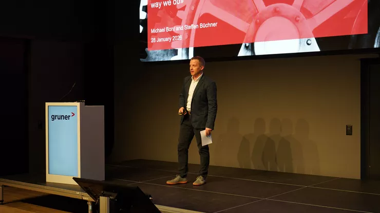 Pitch zum Thema Lean Management von Steffen B&uuml;chner.